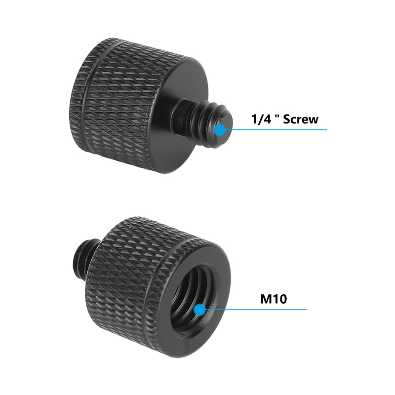 CAMVATE M10 Female to 1/4"-20 Male Thread Adapter (5-Pack)