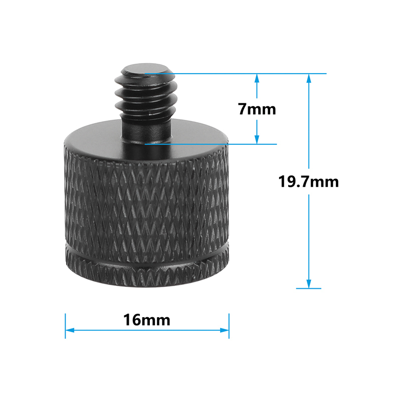 CAMVATE M10 Female to 1/4"-20 Male Thread Adapter (5-Pack)