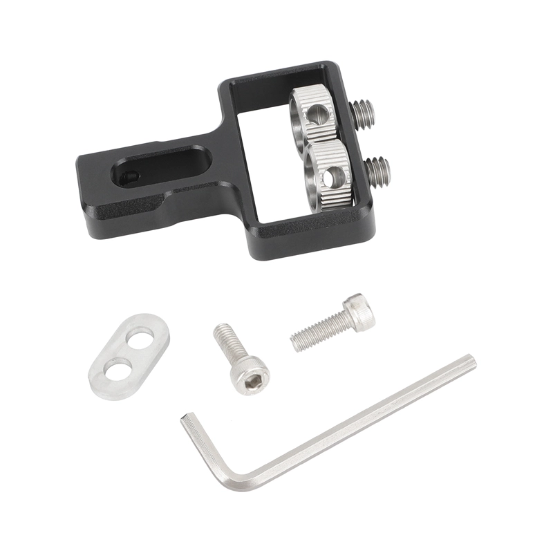 CAMVATE Connection Mount with Dual 1/4"-20 Thumbcrew for Side Handgrip