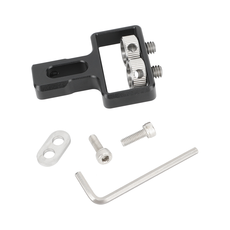 CAMVATE Connection Mount with Dual 1/4"-20 Thumbcrew for Side Handgrip