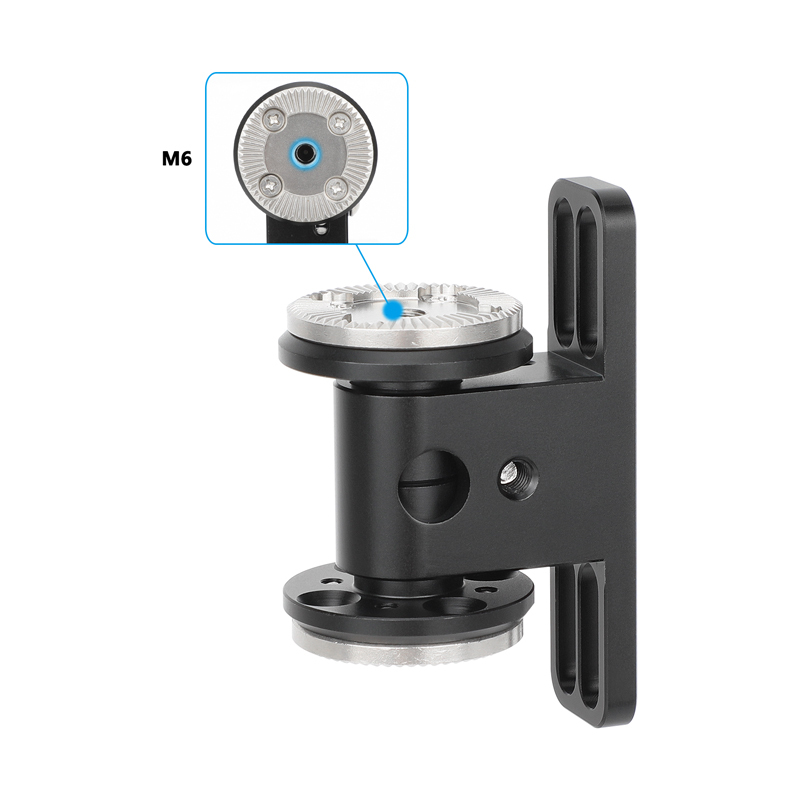 CAMVATE Dual ARRI Rosette Adapter with Rotating Mount