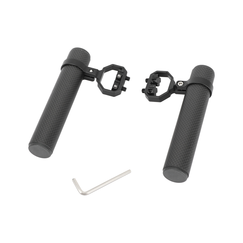 CAMVATE Carbon Fiber Handgrip with 1/4"-20 Thumbscrew Mounts (Pair)