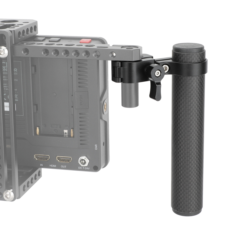 CAMVATE 15mm Rod Mount Carbon Fiber Handgrip (Pair)