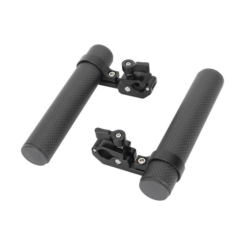 CAMVATE 15mm Rod Mount Carbon Fiber Handgrip (Pair)