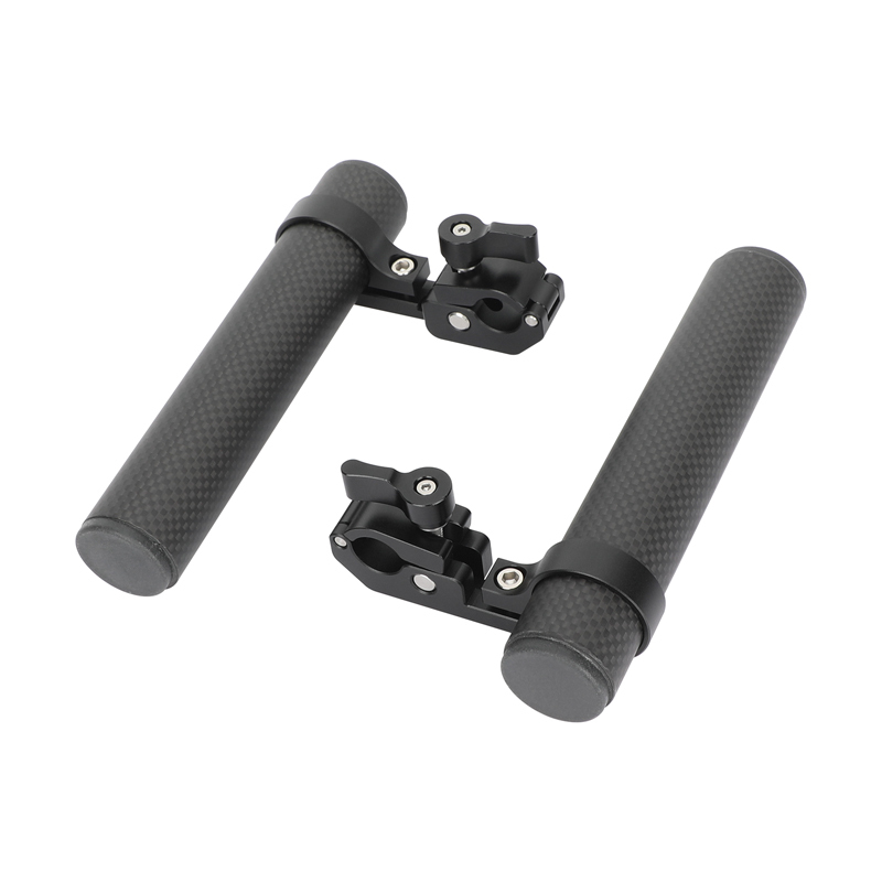CAMVATE 15mm Rod Mount Carbon Fiber Handgrip (Pair)