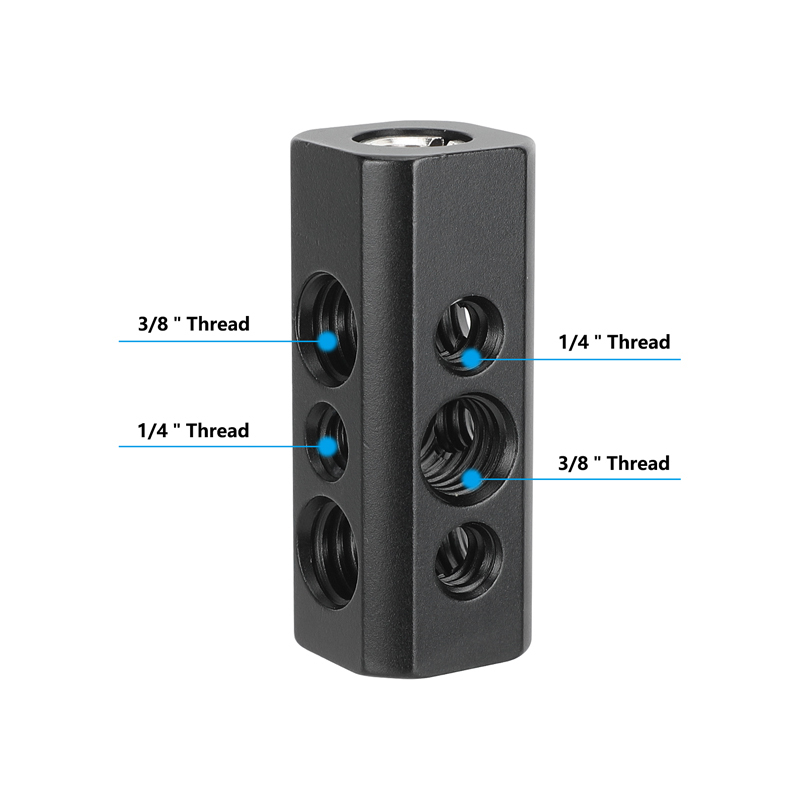 CAMVATE Accessory Mount Adapter with 1/4"-20 & 3/8"-16 Threads