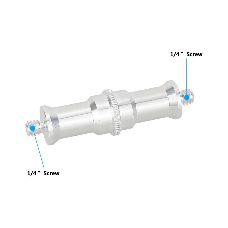 CAMVATE 1/4"-20 to 1/4"-20 Male Double-Ended Spigot (5-Pack)