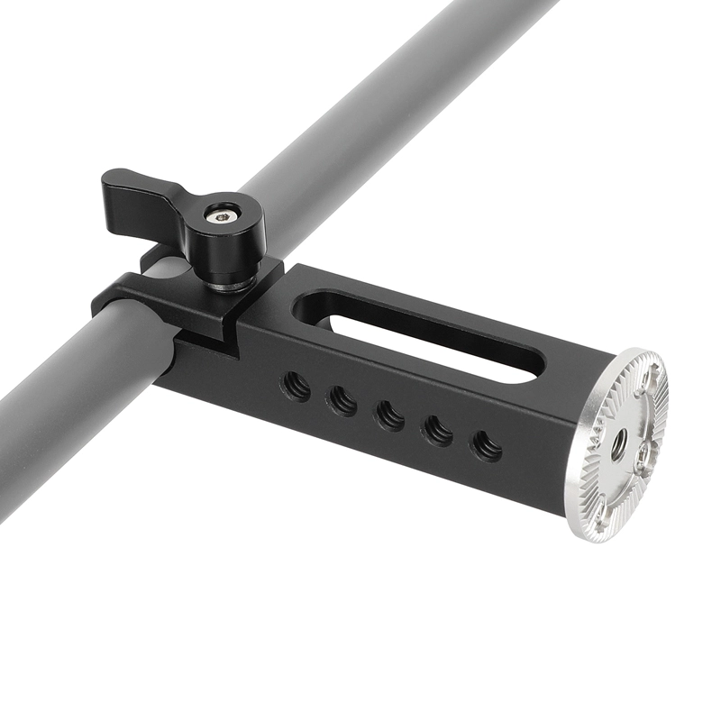 CAMVATE 15mm Rod Clamp with ARRI-Style Rosette Adapter