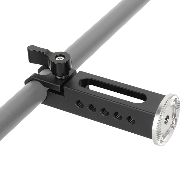 CAMVATE 15mm Rod Clamp with ARRI-Style Rosette Adapter