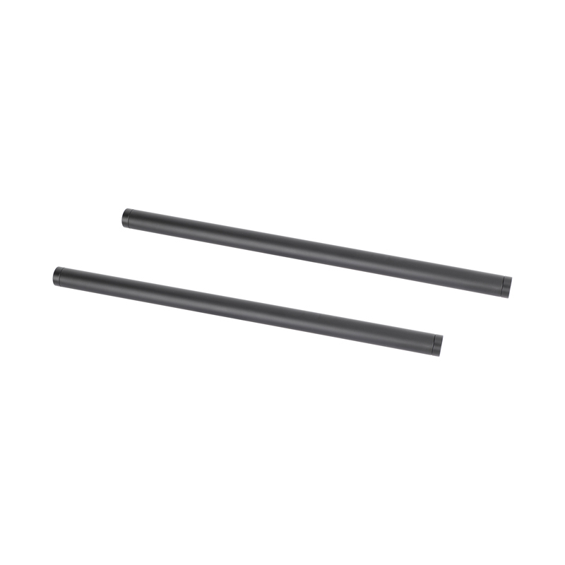 CAMVATE 19mm Aluminum Rod Pair with End Plugs (13.78")