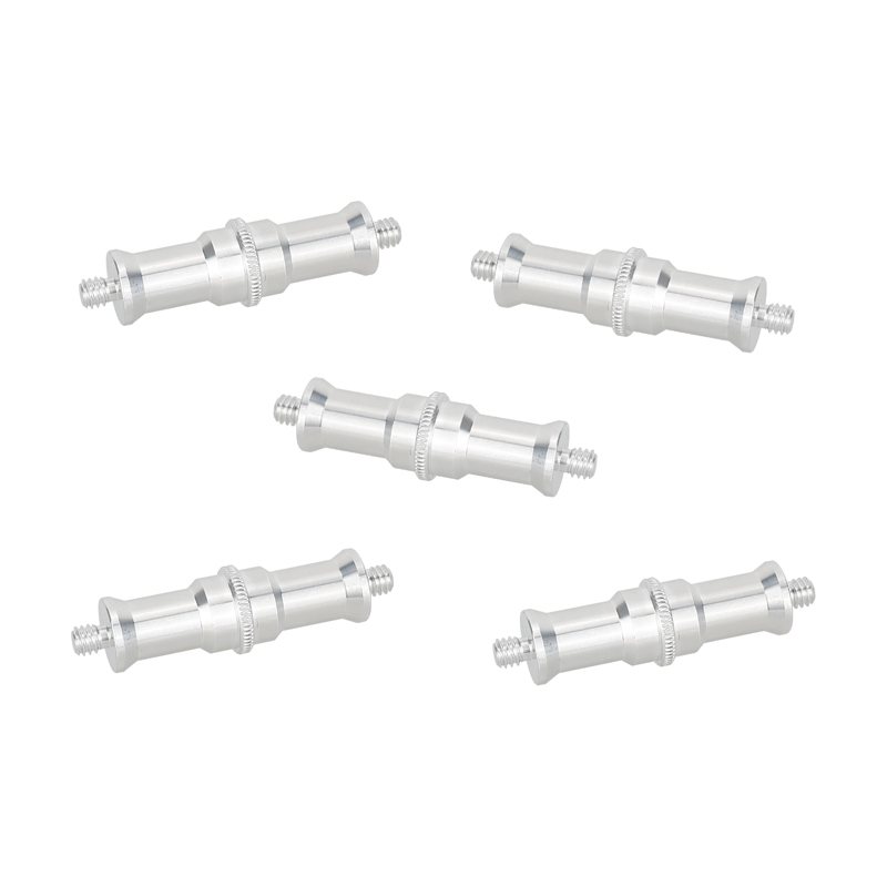 CAMVATE 1/4"-20 to 1/4"-20 Male Double-Ended Spigot (5-Pack)