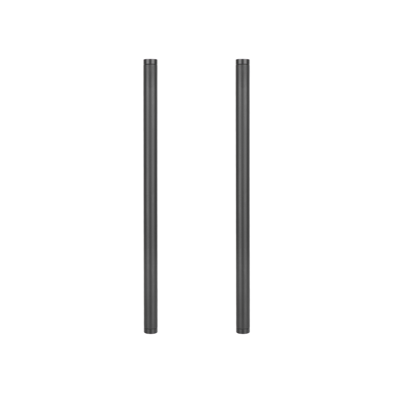 CAMVATE 19mm Aluminum Rod Pair with End Plugs (13.78")