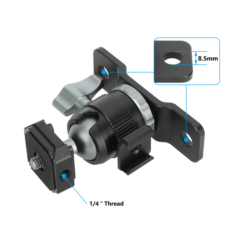 CAMVATE Multifunctional Ball Head with Wall / Ceiling Mount