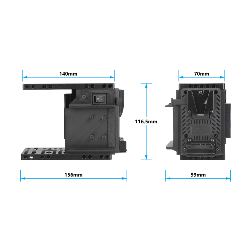 CAMVATE Expansion Module Cineback for FX3/FX30 Camera