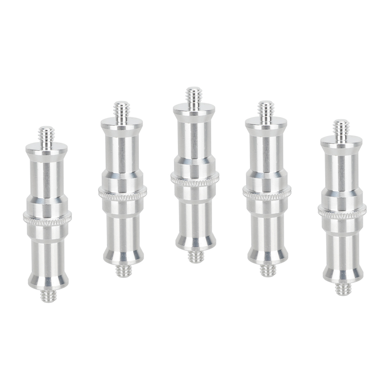 CAMVATE 1/4"-20 to 1/4"-20 Male Double-Ended Spigot (5-Pack)