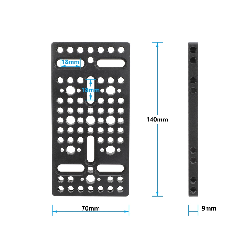 CAMVATE Multi-Purpose Mounting Cheese Plate with ARRI Accessory Mounts
