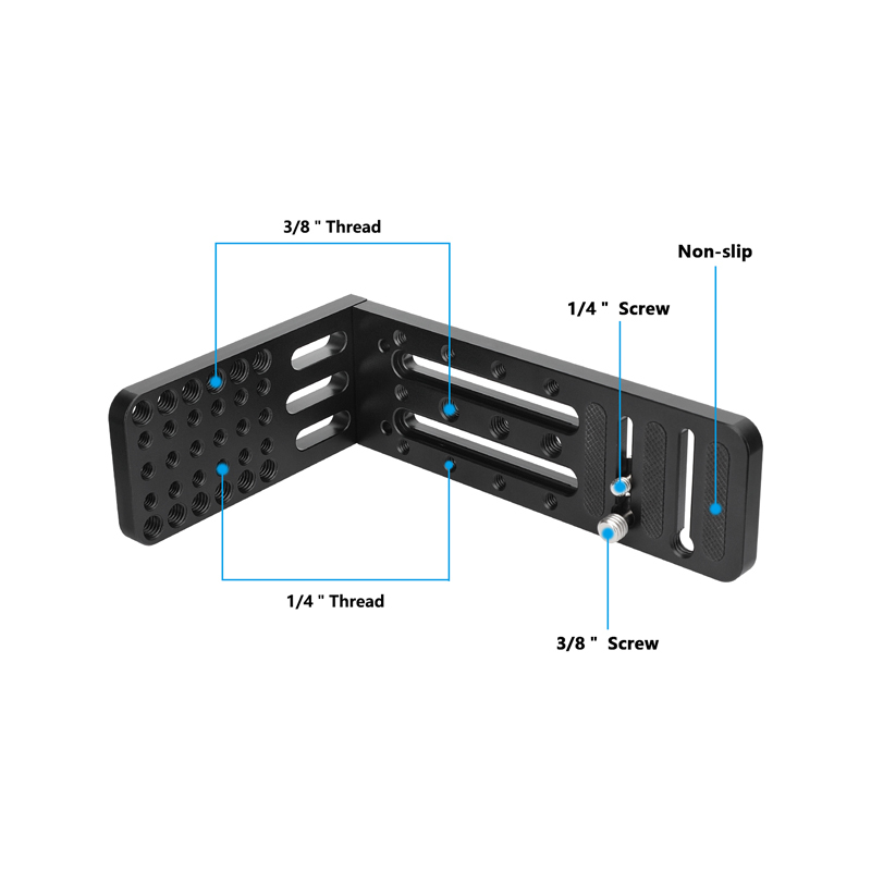 CAMVATE L-Shaped Multifunction Cheese Mounting Plate