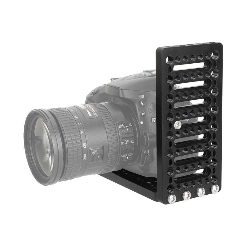 CAMVATE L-Shaped Cheese Plate Extension Mounting Platform with ARRI Accessory Mounts