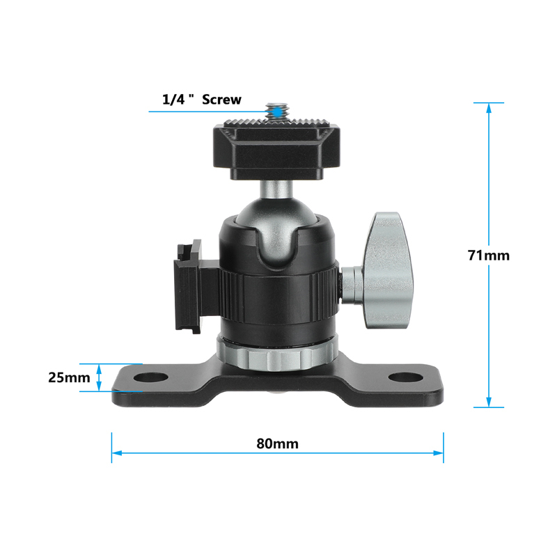 CAMVATE Multifunctional Ball Head with Wall / Ceiling Mount
