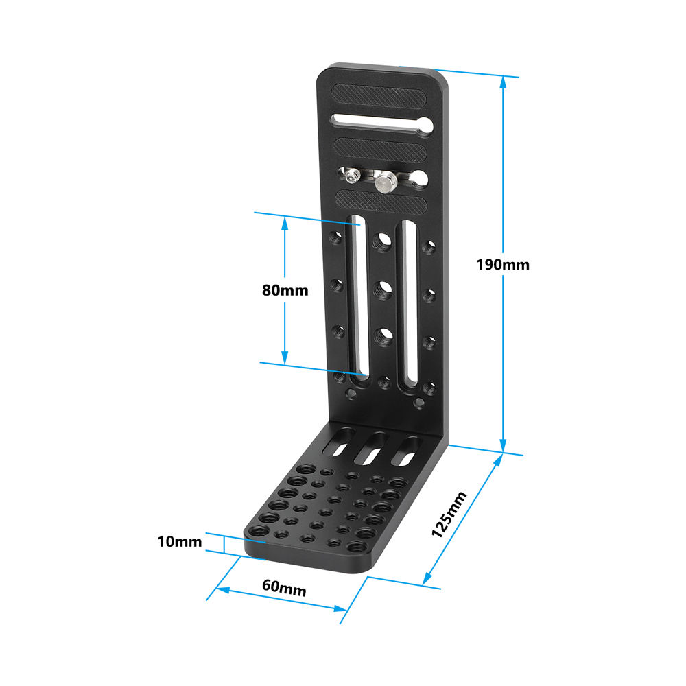 CAMVATE L-Shaped Multifunction Cheese Mounting Plate