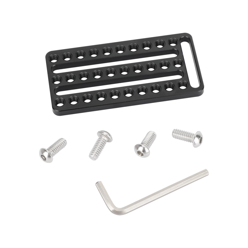 CAMVATE Multipurpose Cheese Plate with 1/4"-20 Threads & Slots