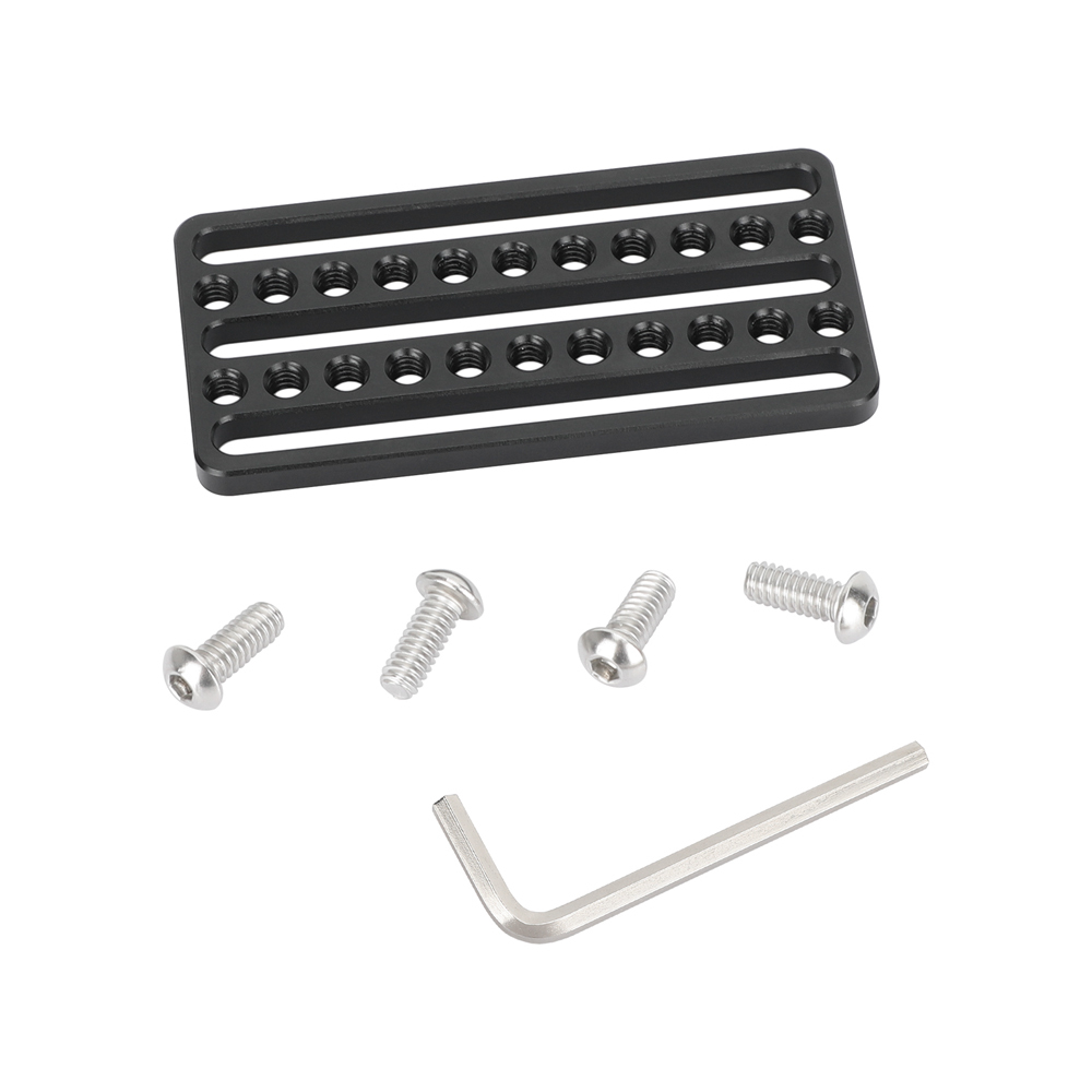 CAMVATE Cheese Mounting Plate with 1/4"-20 Threads & Slots