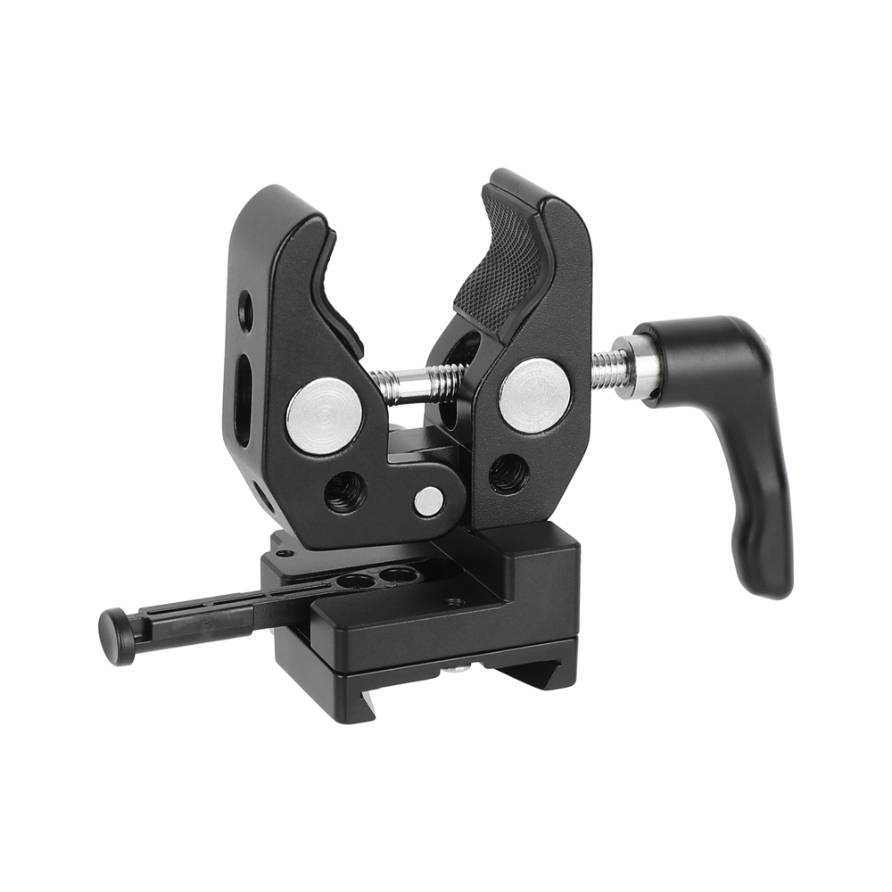 CAMVATE Strengthened Super Crab Gripper + Universal V-Lock Mount Quick Release Adapter For DSLR Camera Battery