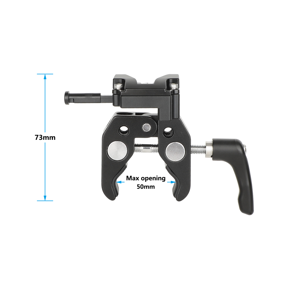 CAMVATE Strengthened Super Crab Gripper + Universal V-Lock Mount Quick Release Adapter For DSLR Camera Battery