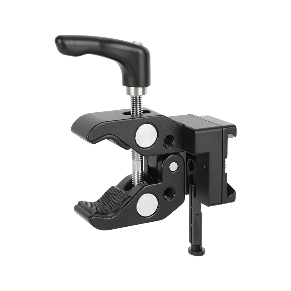 CAMVATE Strengthened Super Crab Gripper + Universal V-Lock Mount Quick Release Adapter For DSLR Camera Battery