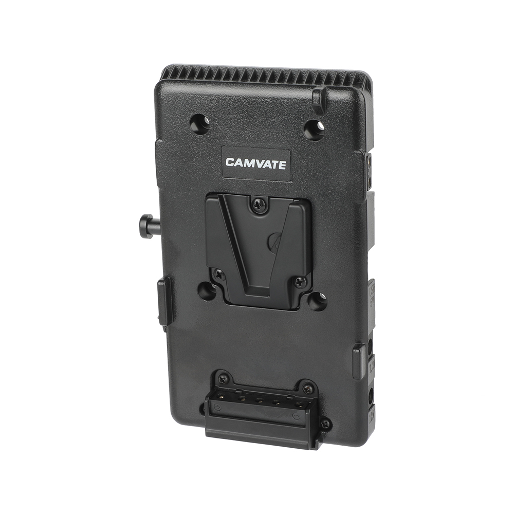 CAMVATE Power Splitter Adapter With Quick Release Female V Lock Mount