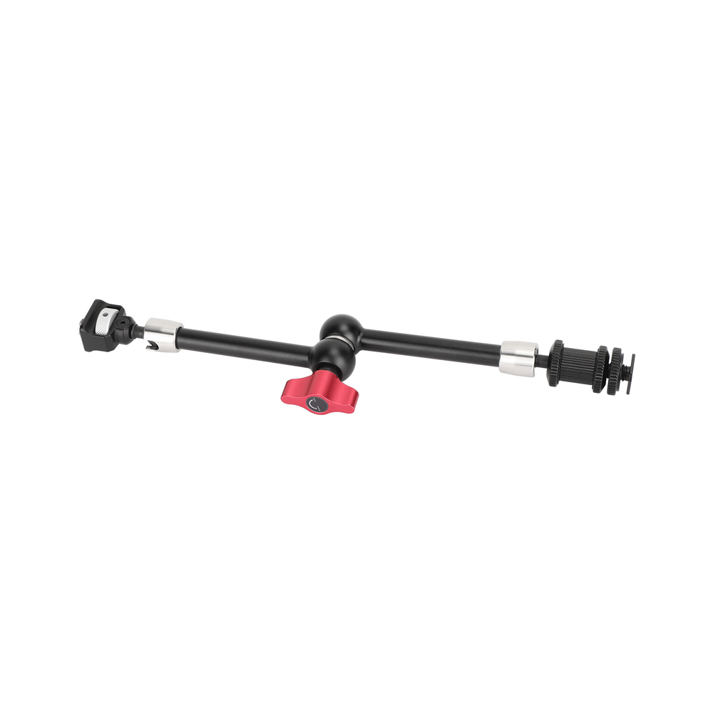 CAMVATE Multipurpose Articulating  Arm with Anti-Twist 1/4''-20 Mount & Shoe Adapter (Red Knob)
