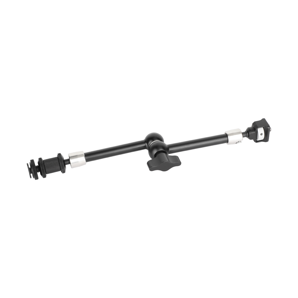 CAMVATE Multipurpose Articulating Arm with Anti-Twist 1/4''-20 Mount & Shoe Adapter (Black Knob)