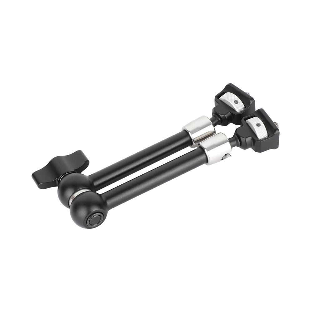 CAMVATE Multipurpose Articulating Arm with Anti-Twist 1/4''-20 Screw Mount (11", Black Knob)
