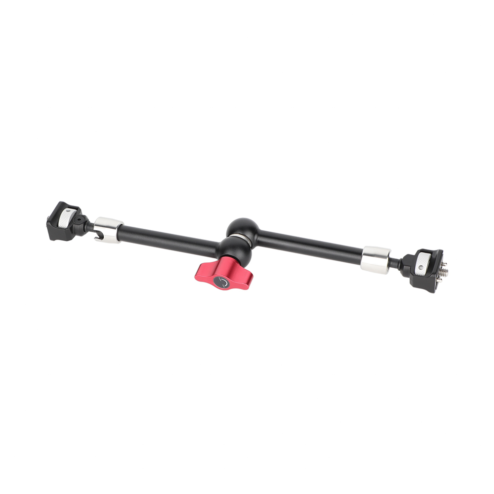 CAMVATE Multipurpose Articulating Arm with Anti-Twist 1/4''-20 Screw Mount (11", Red Knob)