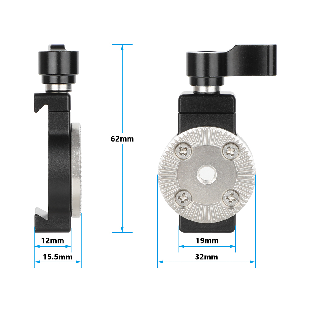 CAMVATE Arca-Type Clamp with ARRI-Style Rosette