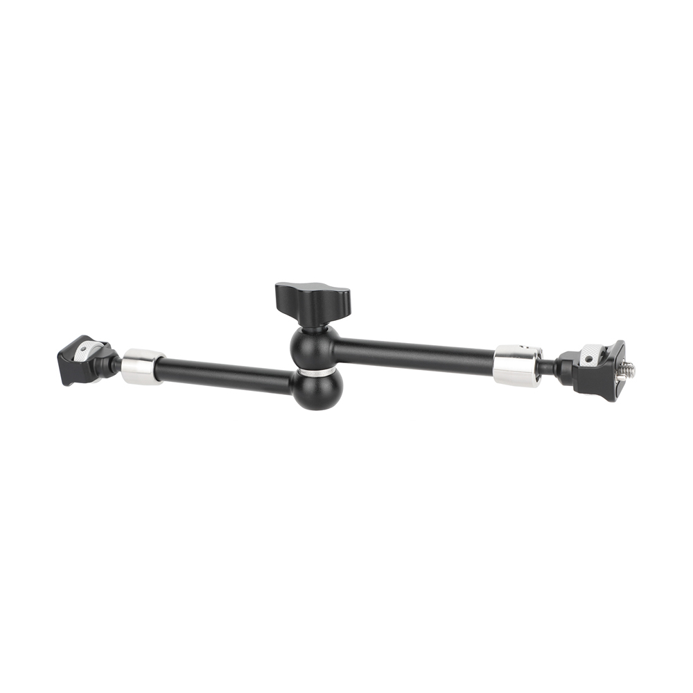 CAMVATE Multipurpose Articulating Arm with Anti-Twist 1/4''-20 Screw Mount (11", Black Knob)