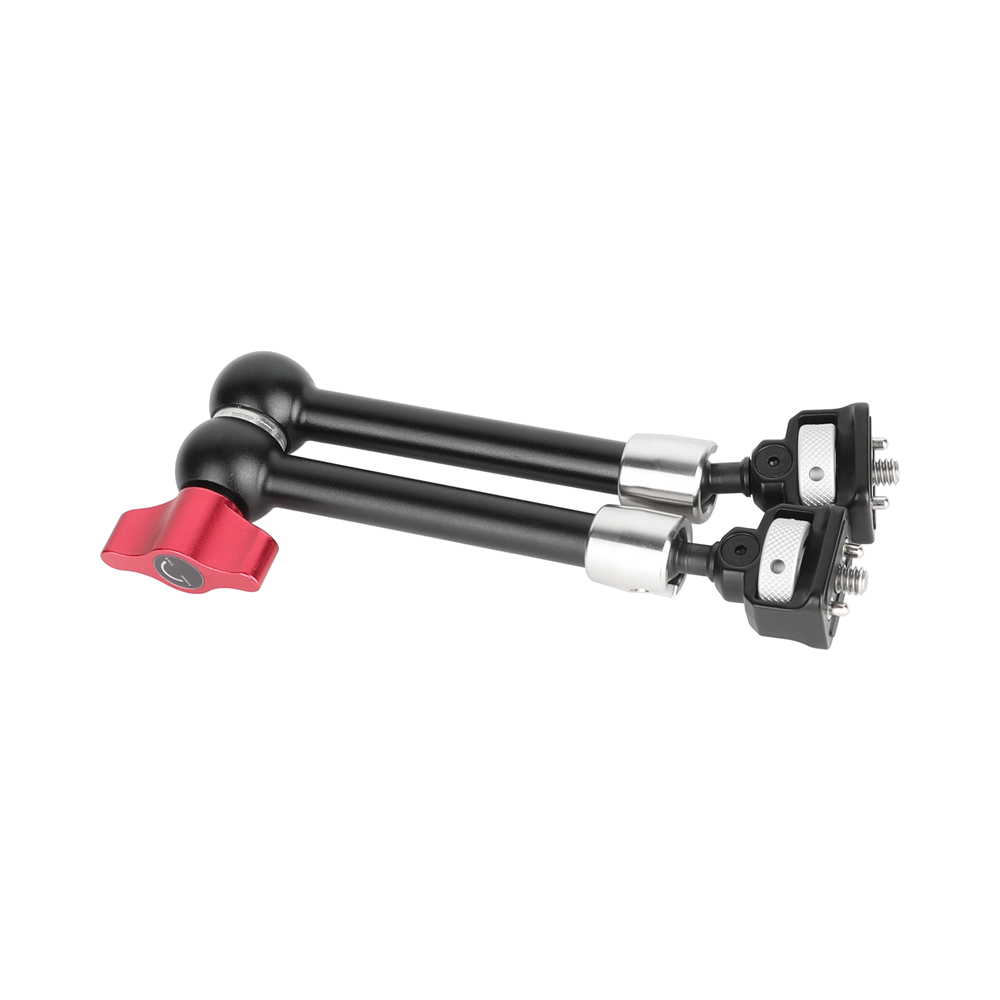 CAMVATE Multipurpose Articulating Arm with Anti-Twist 1/4''-20 Screw Mount (11", Red Knob)