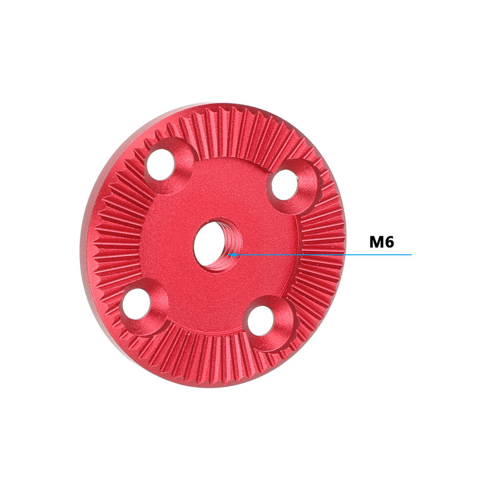 CAMVATE ARRI-Style Rosette with M6 Center Thread (Red)
