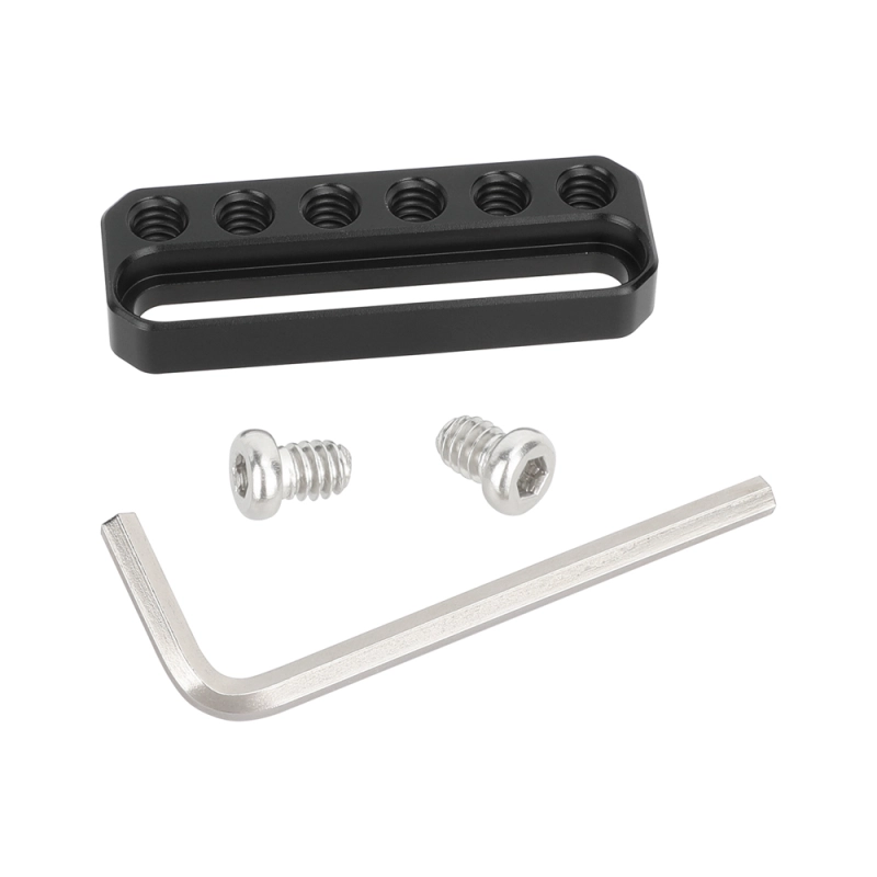 CAMVATE Mini Cheese Plate with Single Countersunk Slot & 1/4"-20 Threads
