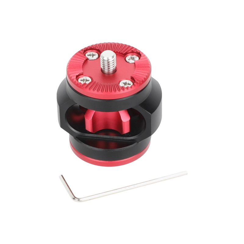 CAMVATE ARRI-Style Rosette Extension Spacer (Red/Black)