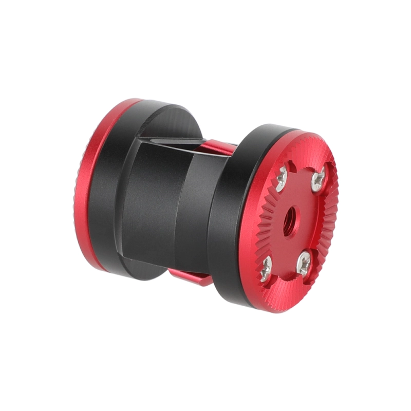 CAMVATE ARRI-Style Rosette Extension Spacer (Red/Black)
