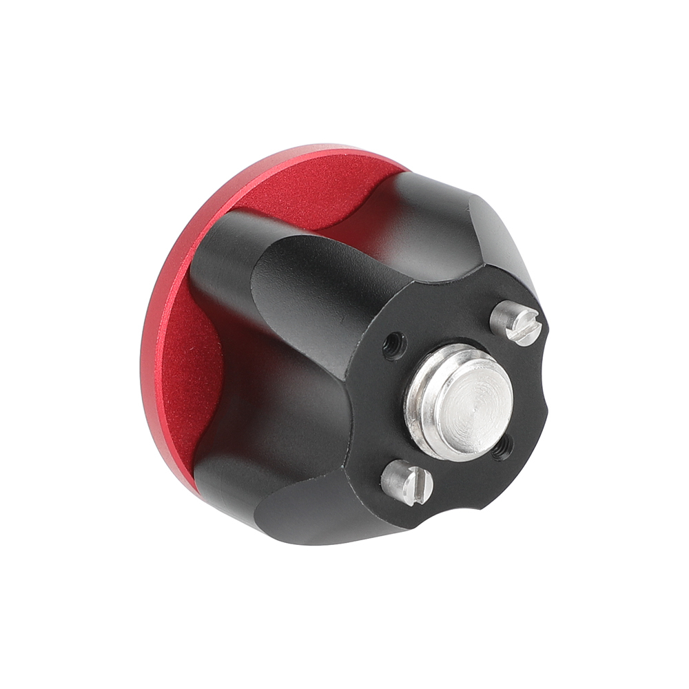 CAMVATE ARRI-Style Rosette with 3/8"-16 Anti-Twist Accessory Mount (Red/Black)