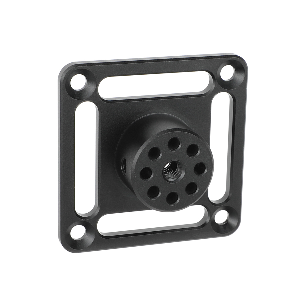CAMVATE Square Wall/Ceiling Mount Plate with 1/4"-20 Thread & Mounting Slots