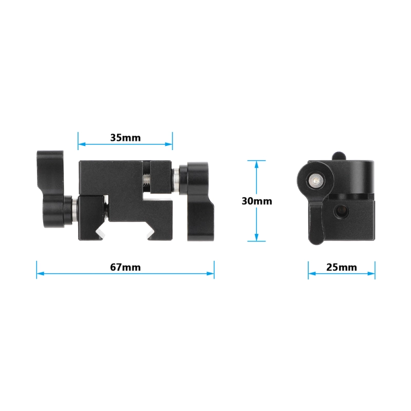 CAMVATE 15mm Rod Holder to NATO Clamp Mount