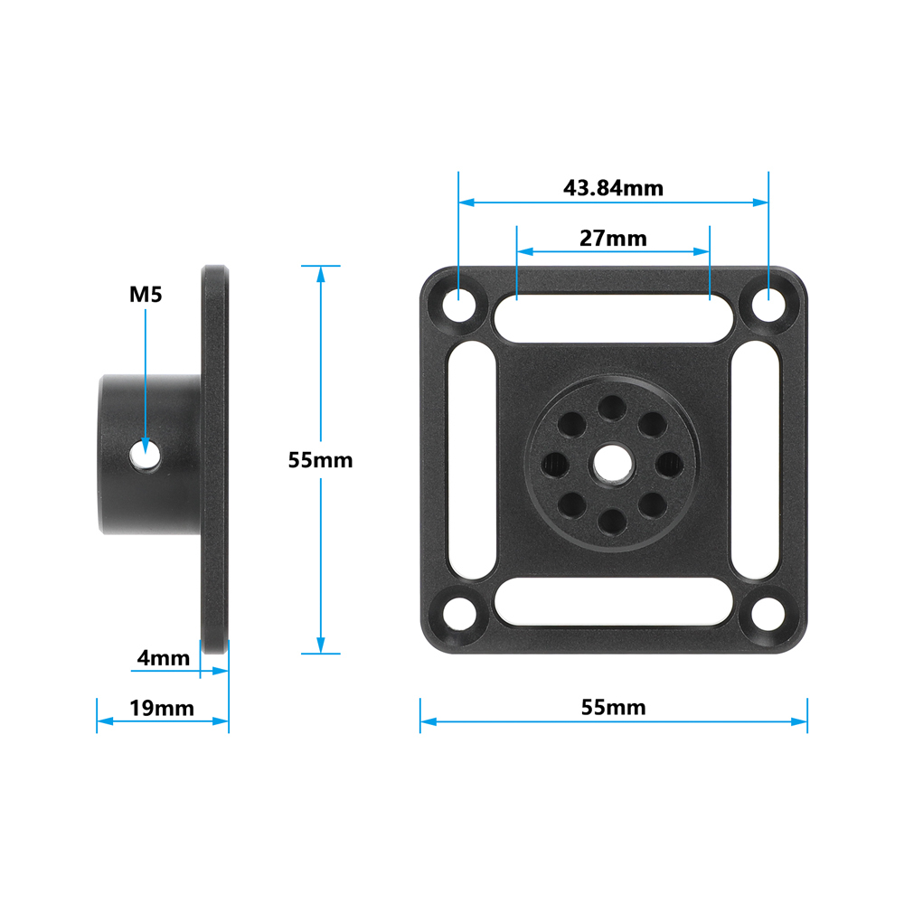 CAMVATE Wall/Ceiling Mount Plate with Ball Joint Head