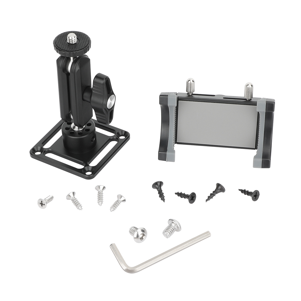 CAMVATE Smartphone Holder Clamp with Mini Ball Head Extension Arm and Wall/Ceiling Mount