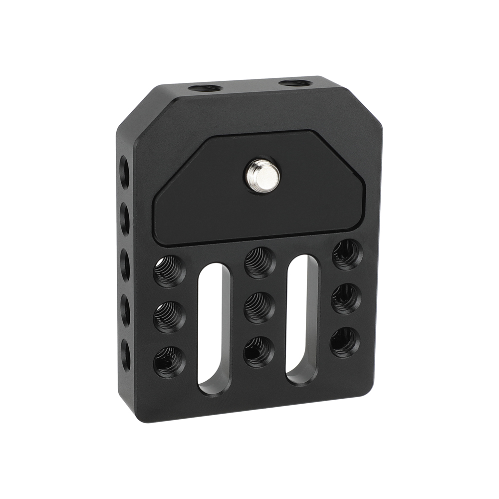 CAMVATE Monitor Cage Base Plate Cheese Plate For On-camera Director's Monitor Featured 1/4"-20 Mounting Socket