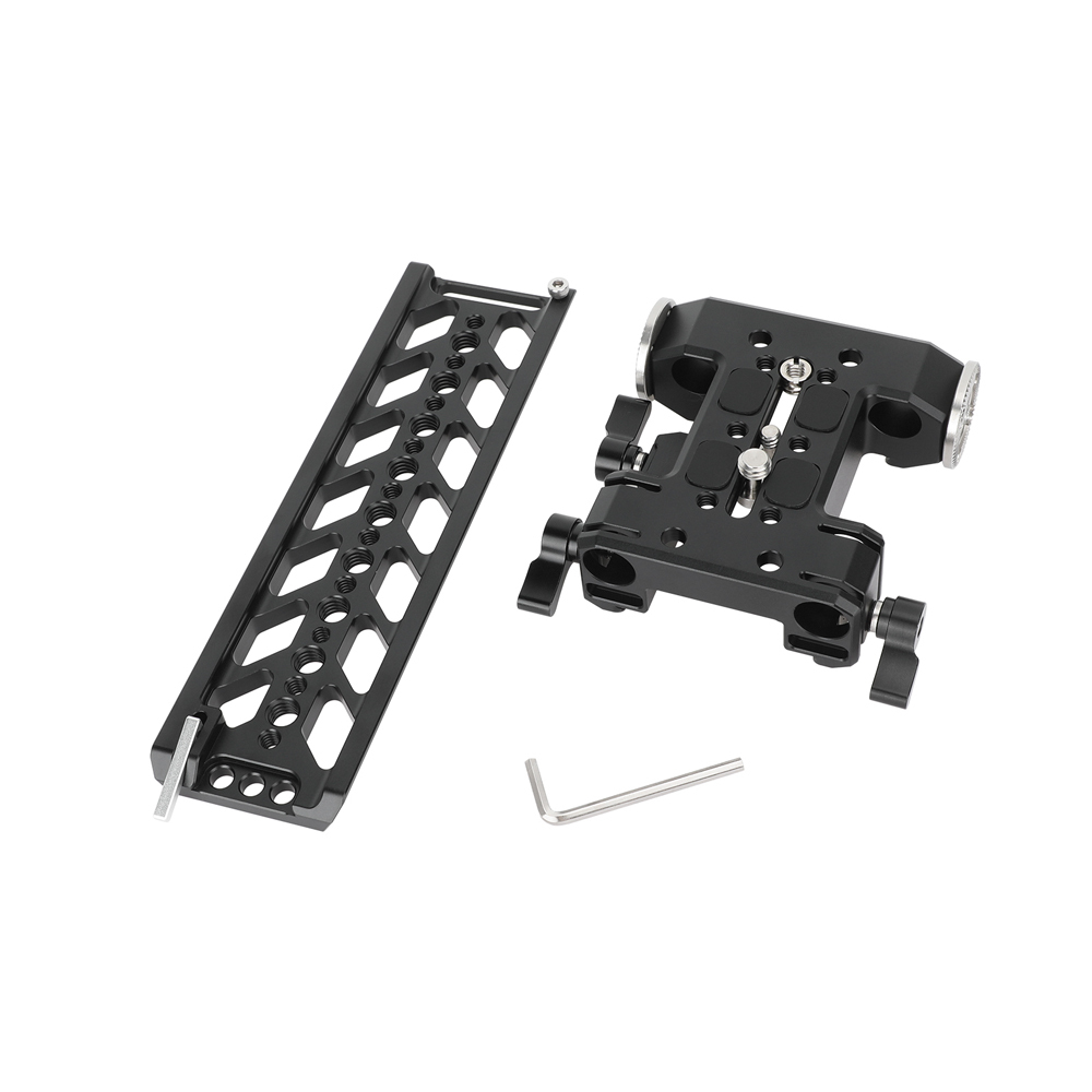 CAMVATE 8" Dovetail Plate and 15mm LWS Baseplate
