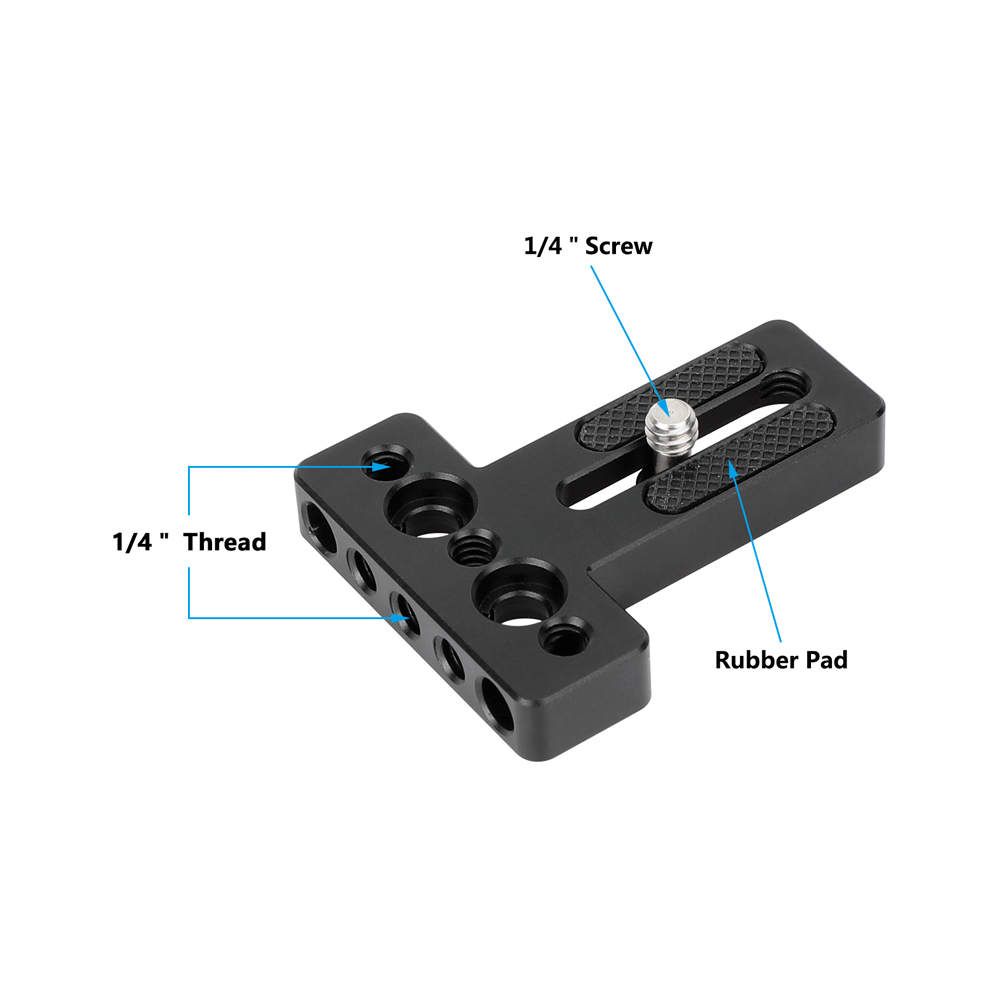 CAMVATE Top / Bottom Plate with 1/4"-20 Screw Mount for Monitor Cage Rig