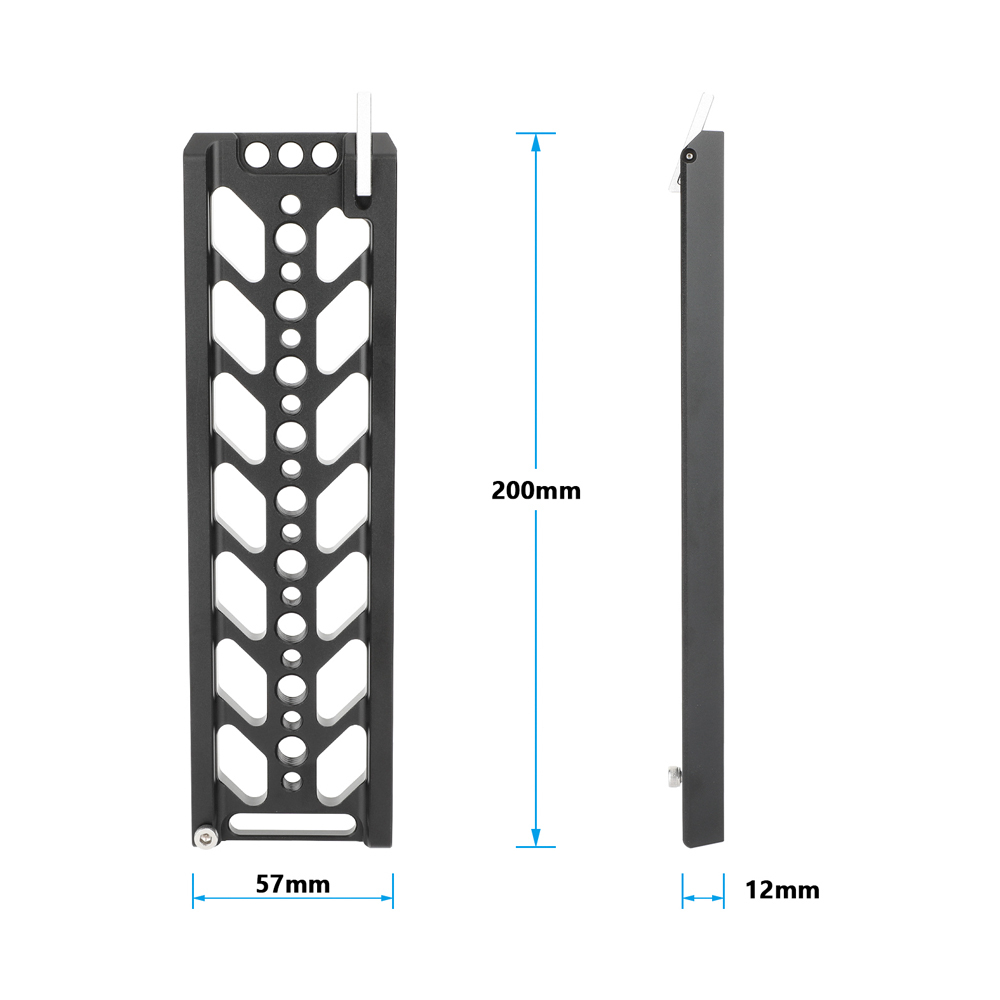 CAMVATE 8" Dovetail Plate and 15mm LWS Baseplate